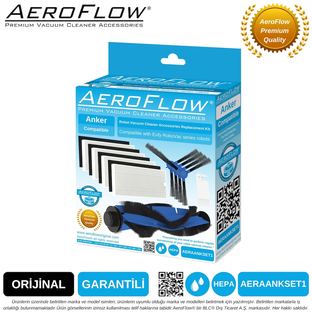Aeroflow  Eufy Robovac 11S - 35C / 12 / 15C / 15T / 30 / 30C / 35C