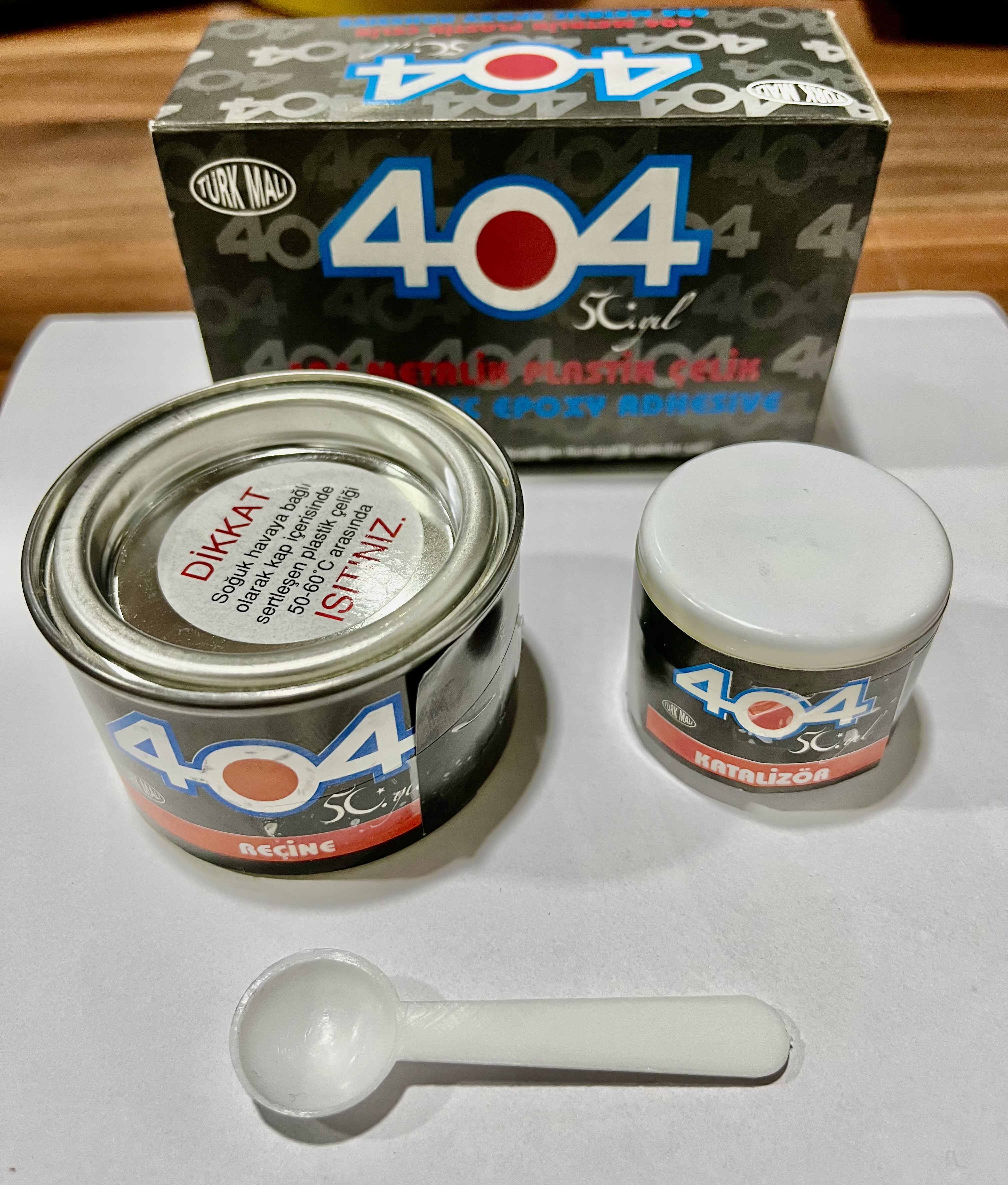 404 Metalik Plastik Çelik Yapıştırıcı