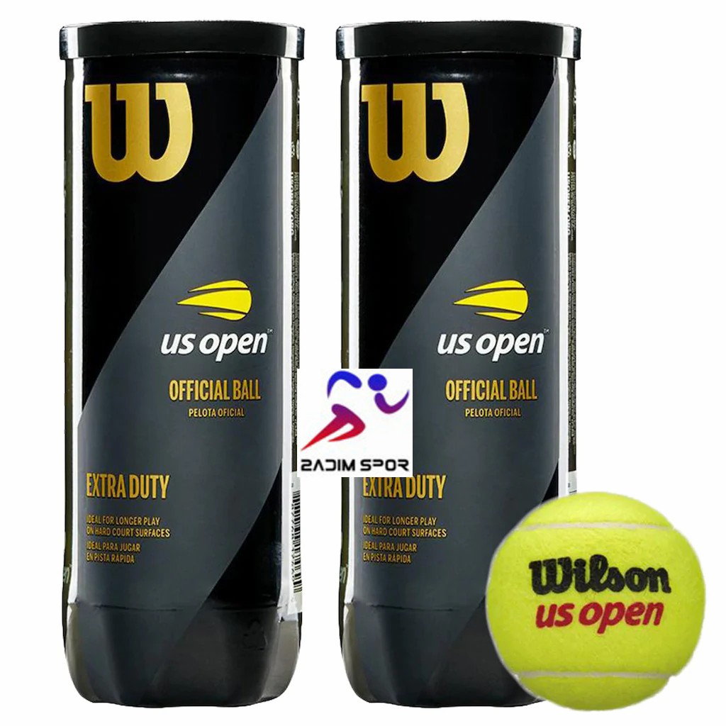2 Kutu Wilson Us Open Tenis Topu Vakum Ambalajda