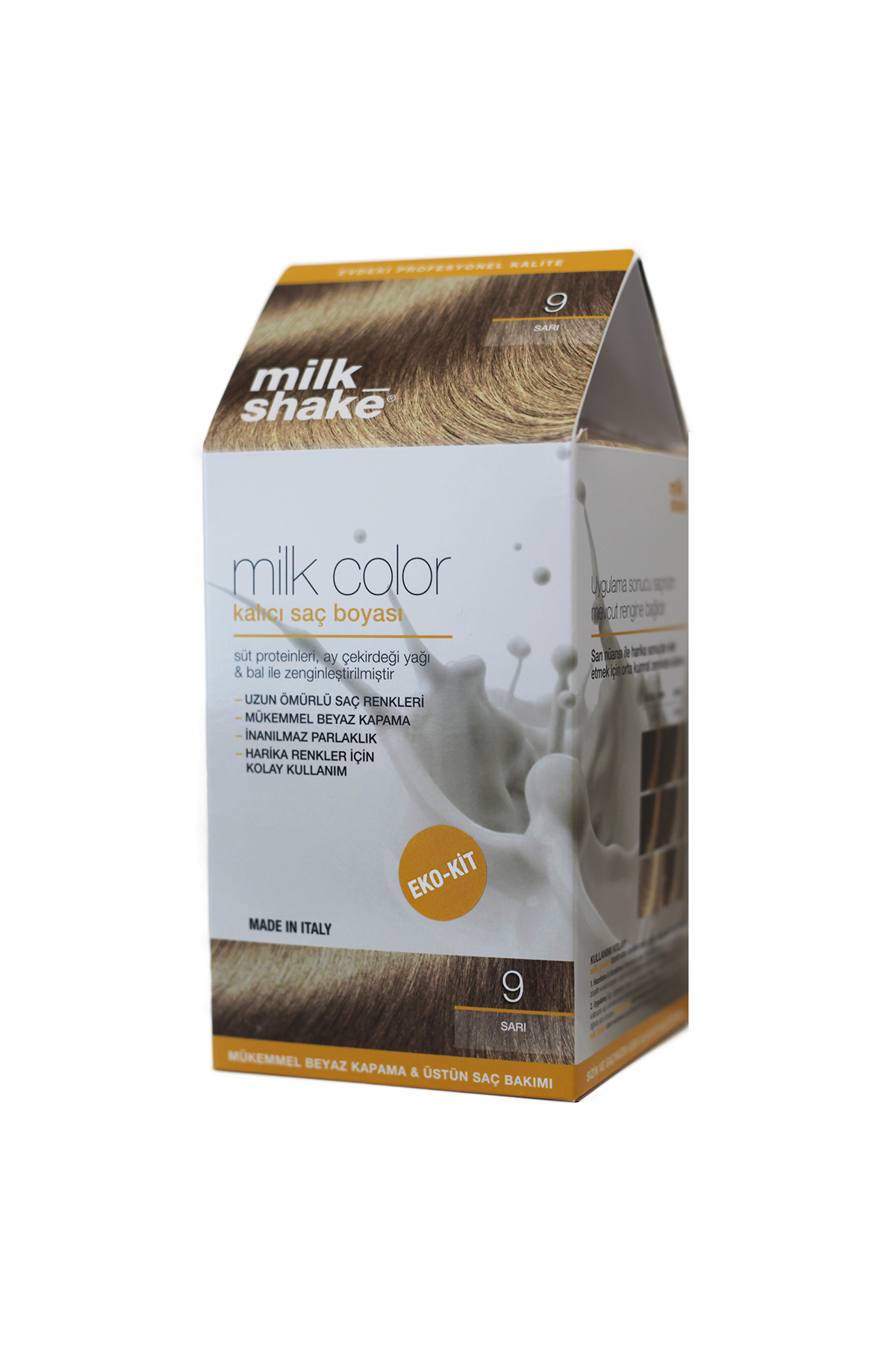 Milk_Shake Milk Color Eko - Kit Sarı  - 9 (Köpüksüz)