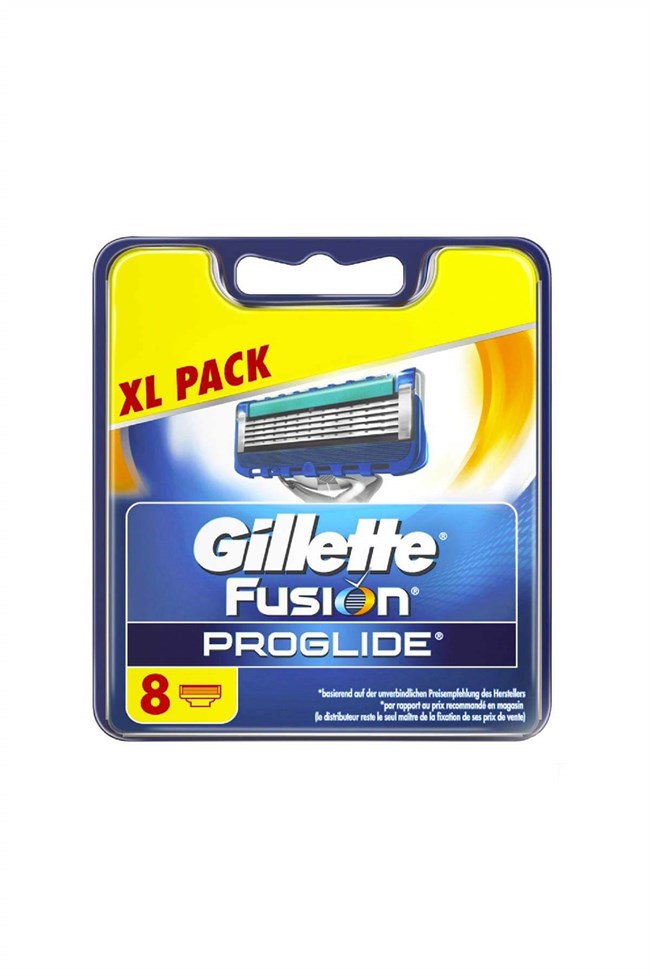 Gillette Fusion Proglide Yedek Tıraş Bıçağı 8'li Karton Ambalaj
