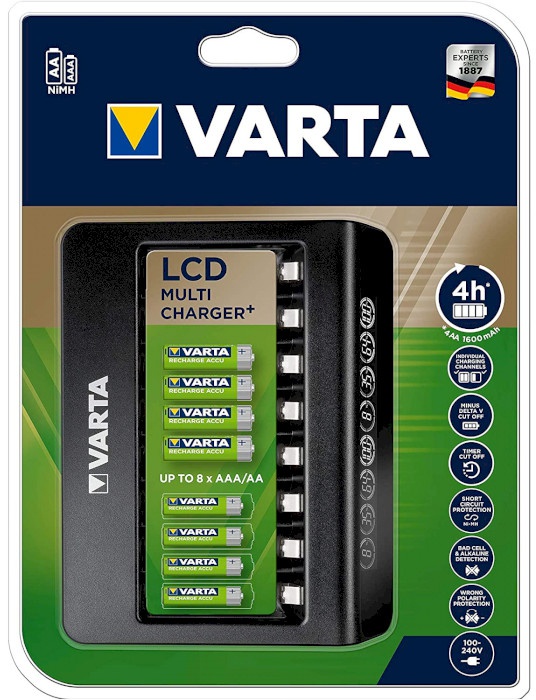 Varta 57681 LCD Multi Pil Şarj Cihazı