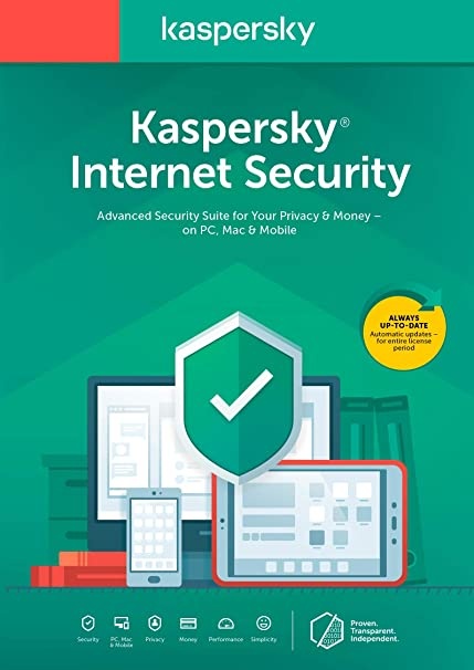 Kaspersky Internet Security Virüs Programı 2022 4 Kullanıcı 1 Yıl