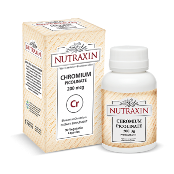 Nutraxin Chromium Picolinate 200 Mcg. 90 Capsüles