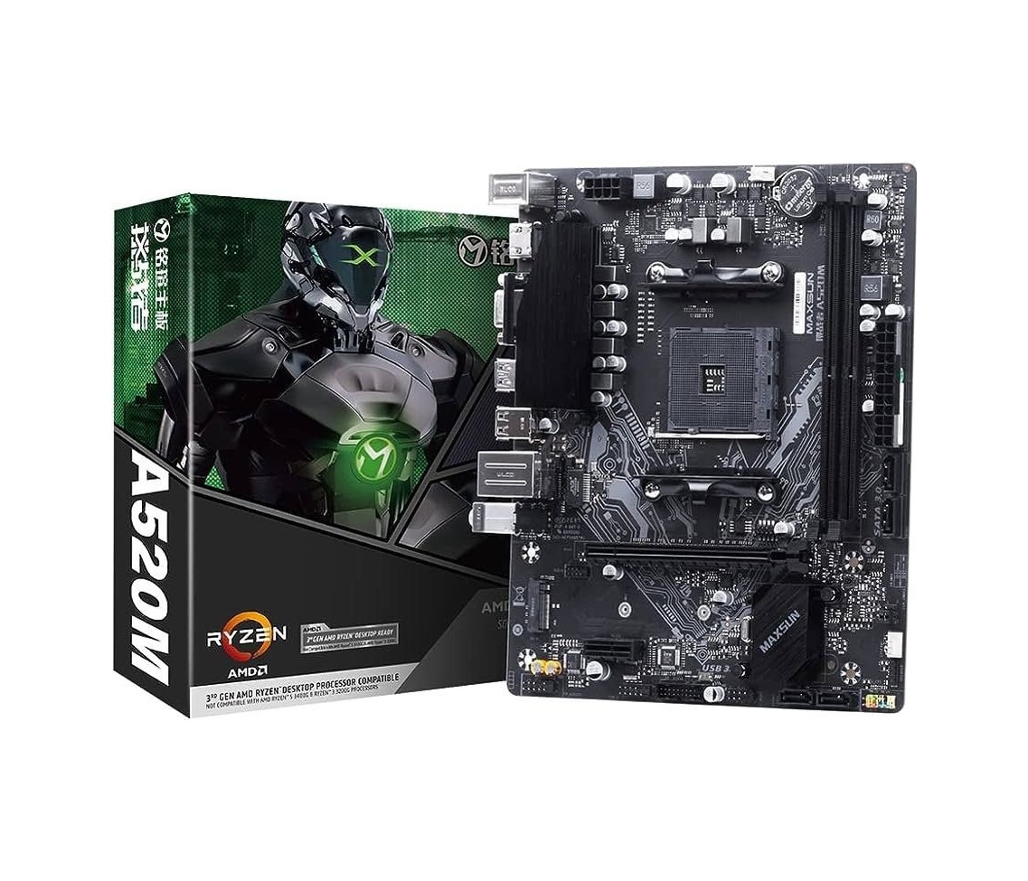 Maxsun Challenger A520m-k Ddr4 3200mhz M.2 Hdmı Matx Amd Anakart