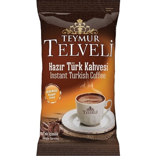 Teymur Telveli Şekersiz Hazır Türk Kahvesi 50 x 7 G