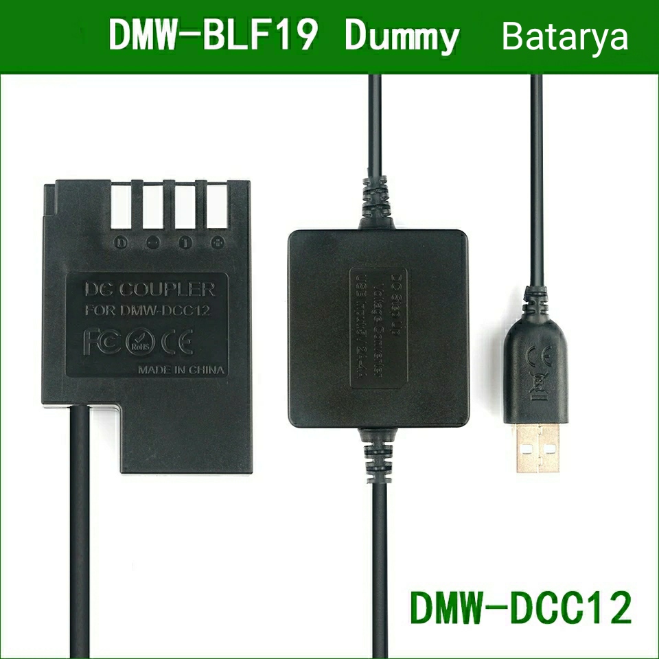 Panasonic Dmw-Blf19 Dummy Batarya Dmc-Gh3 Dmc-Gh4 Gh5 Dc-Gh9