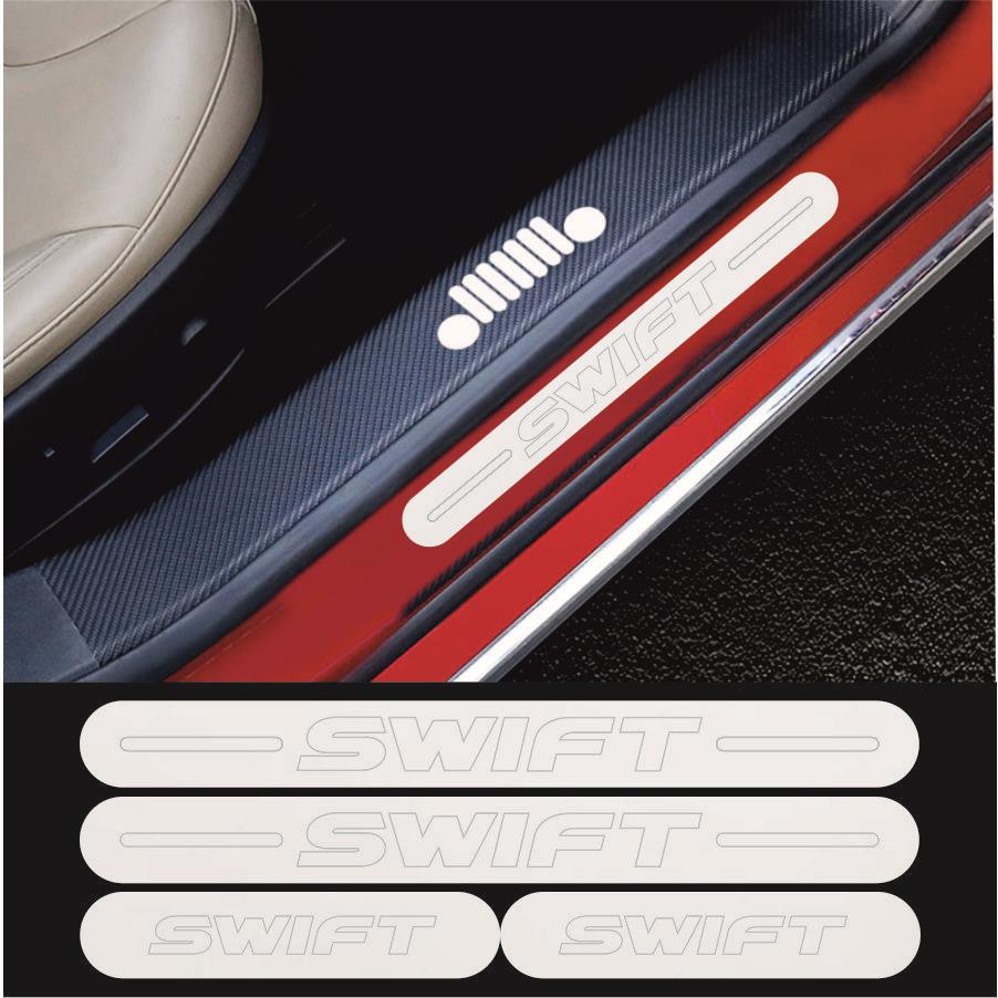 Suzuki Swift Krom Aynalı Pleksi Kapı Eşiği 4 Lü Set N11.1055