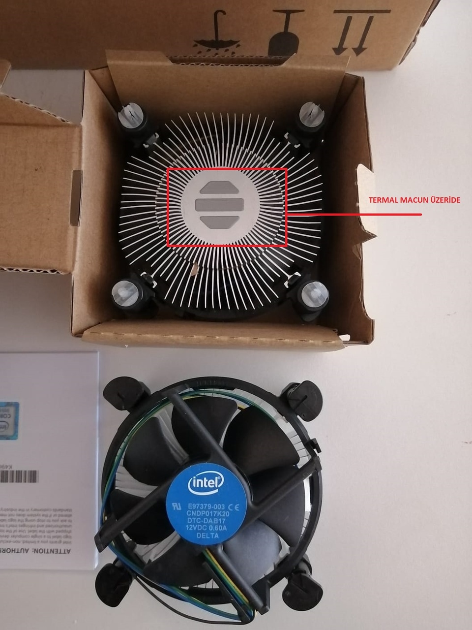 Intel E97379 003 Hava Soğutmalı İşlemci Fanı