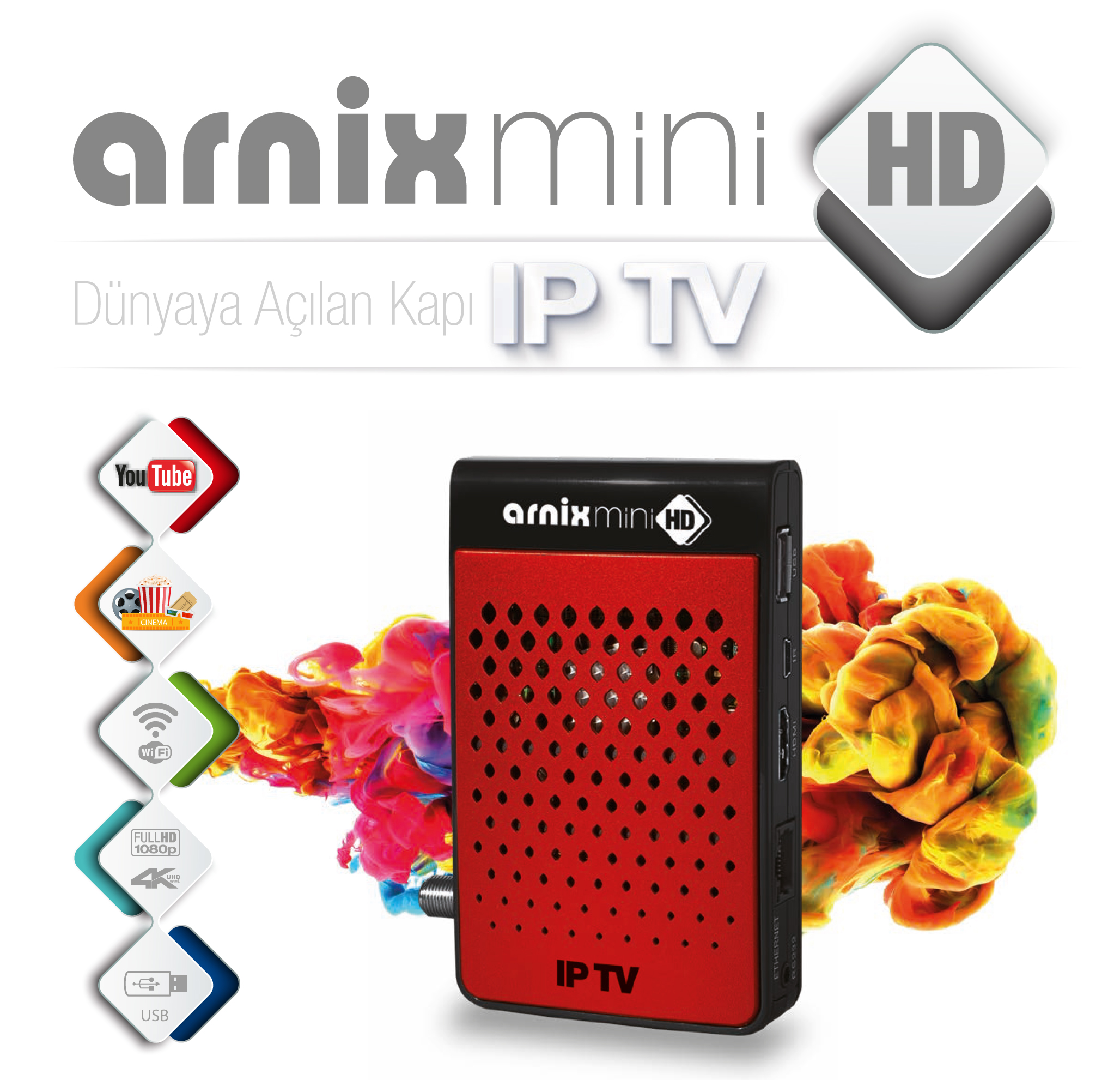 Arnix Mini FULL HD CX -IP TV Uydu Alıcısı