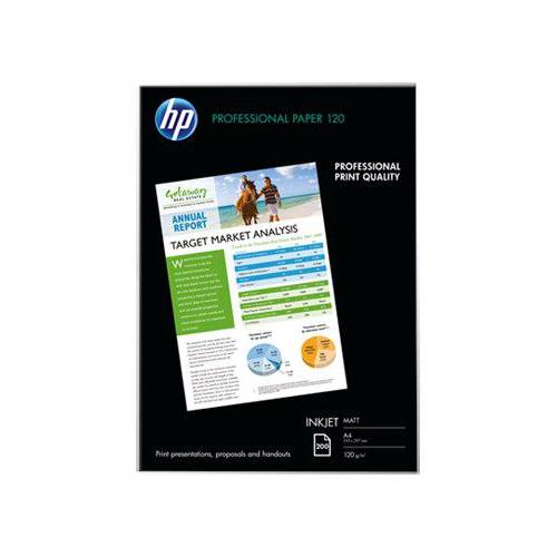HP PROFESYONEL MAT KAĞIT Q6593A A4 120g/m2 200 SAYFA