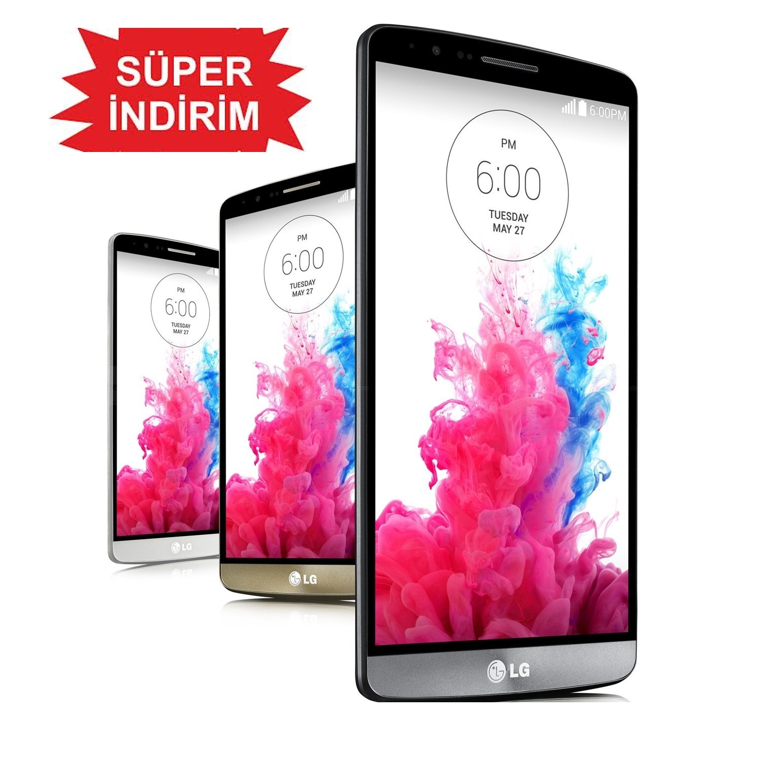 LG G3 D855 16 GB(4.5G)➕KIRILMAZ➕SİLİKON