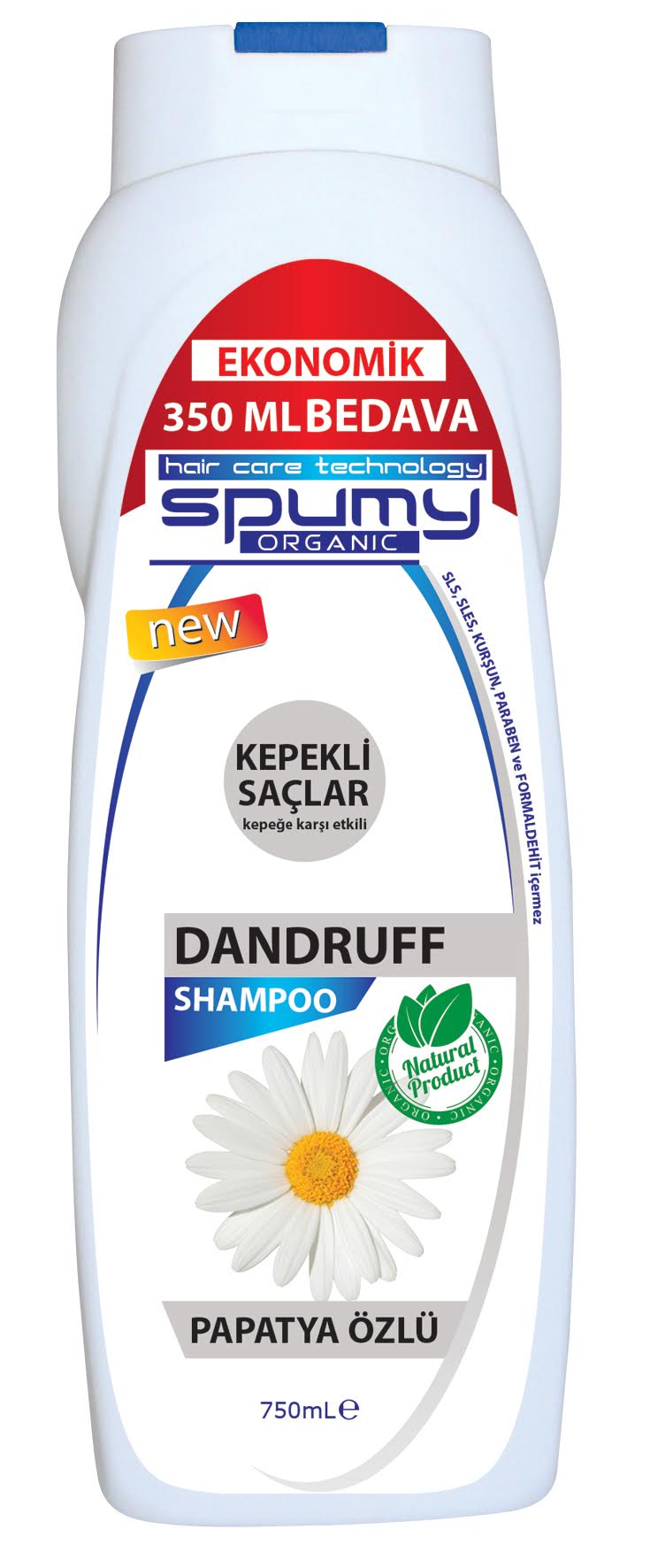 Spumy Organik Kepek Önleyici Şampuan