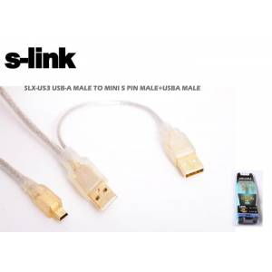 S-link SLX-U53 Usb2.0 2AM/5Pin Hdd Kablosu