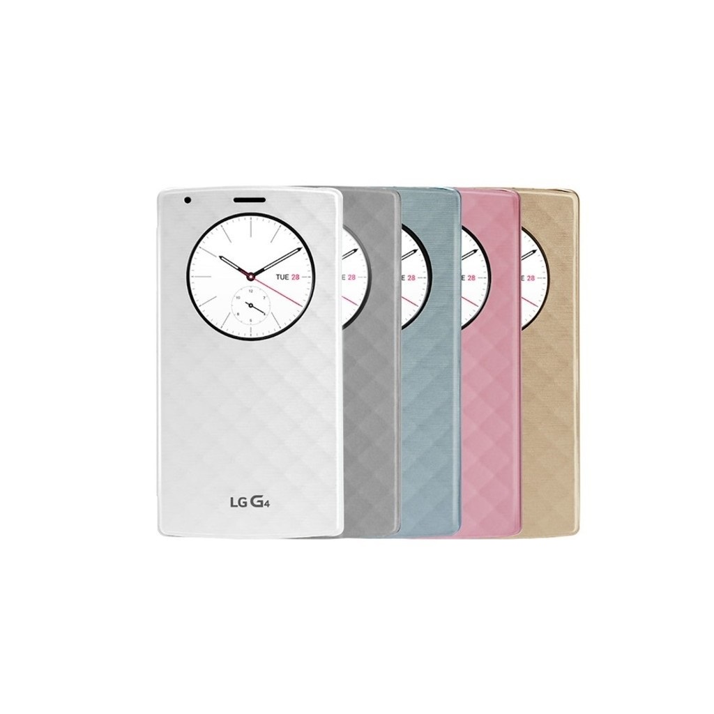 LG G4 QuickCircle™ Flip Cover Akıllı Kılıf➕ KIRILMAZ CAM