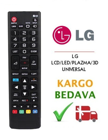 LG 3D Lİ SMART TV UYUMLU UZAKTAN KUMANDA RM-L1162