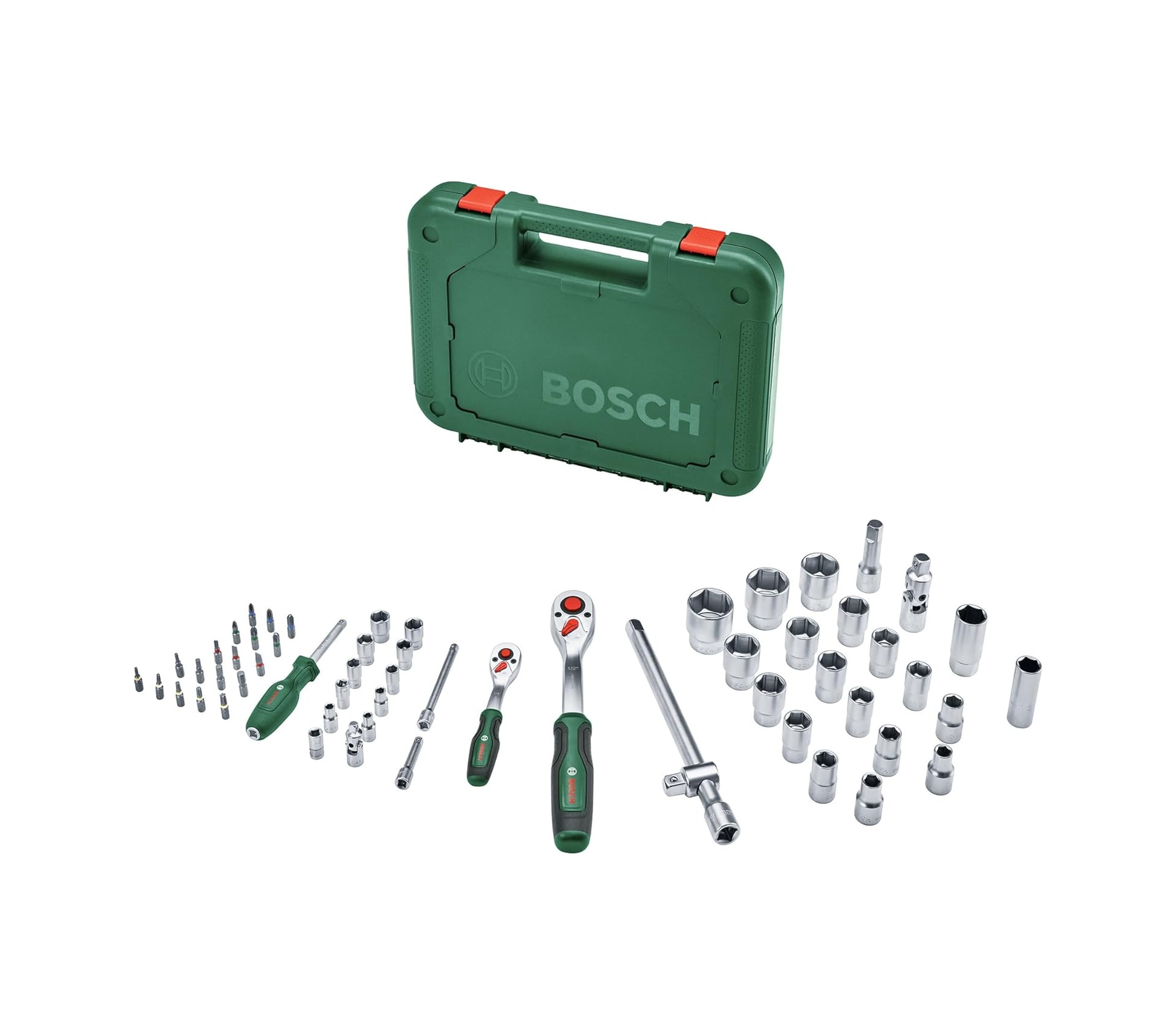 Bosch 56-Piece Ratchet Socket Wrench Set