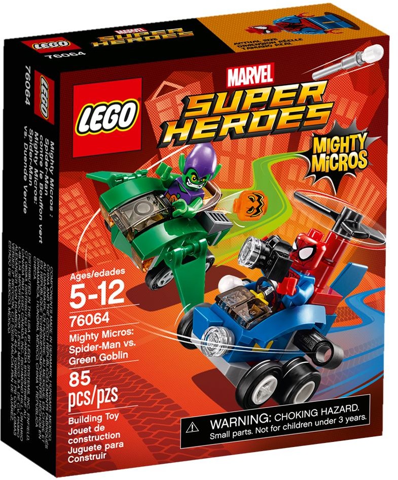 Lego Super Heroes 76064 Mighty Micros: Spider-Man vs. Green Gobli