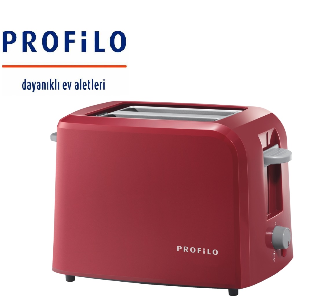Profilo EK3A014 Kırmızı Ekmek Kızartma Makinesi