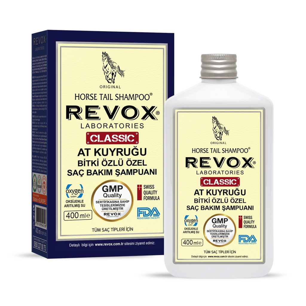 Revox Saç Dökülmelerine Karşı At Kuyruğu Bitki Özlü Saç Bakım Şampuanı 400 ML