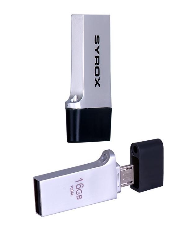 Syrox SYX-OTG16 16 GB USB 2.0 OTG Micro Flash Bellek