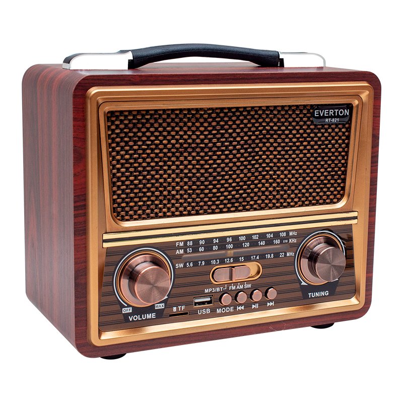 Everton RT-821 USB TF FM Bluetooth Destekli Nostaljik Radyo