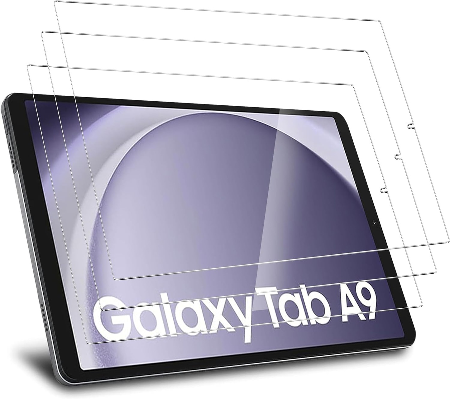 Galaxy Tab A9 Sm-x110 Uyumlu Ekran Koruyucu 8.7 İnç Darbelere Karşı Koruyucu Temperli Cam
