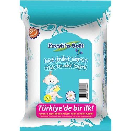 Fresh'N Soft Islak Tuvalet Kağıdı 6'Lı Fırsat Paketi 360 Yaprak