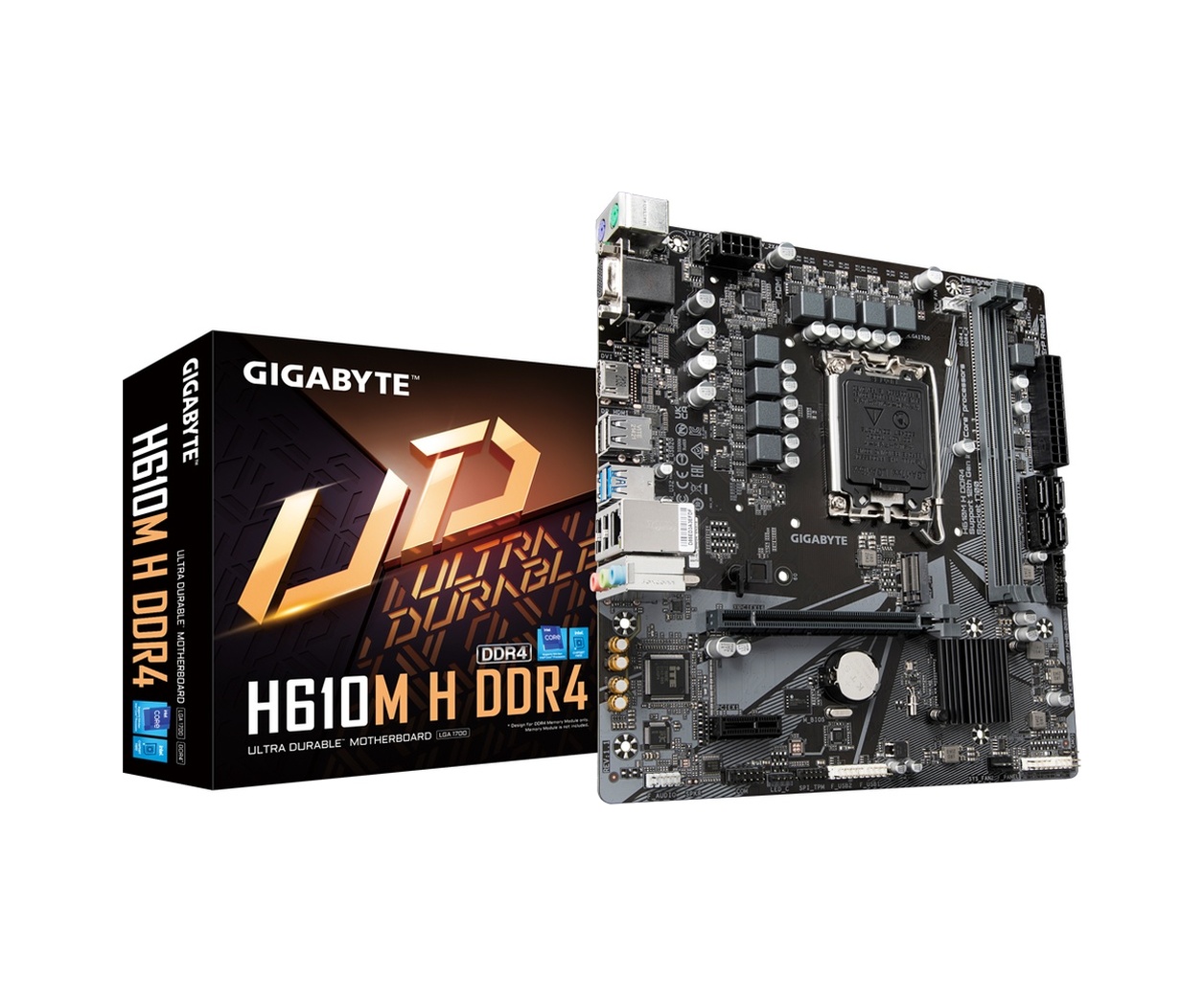 Gıgabyte H610M H Intel H610 3200 MHz DDR5 Soket 1700 mATX Anakart