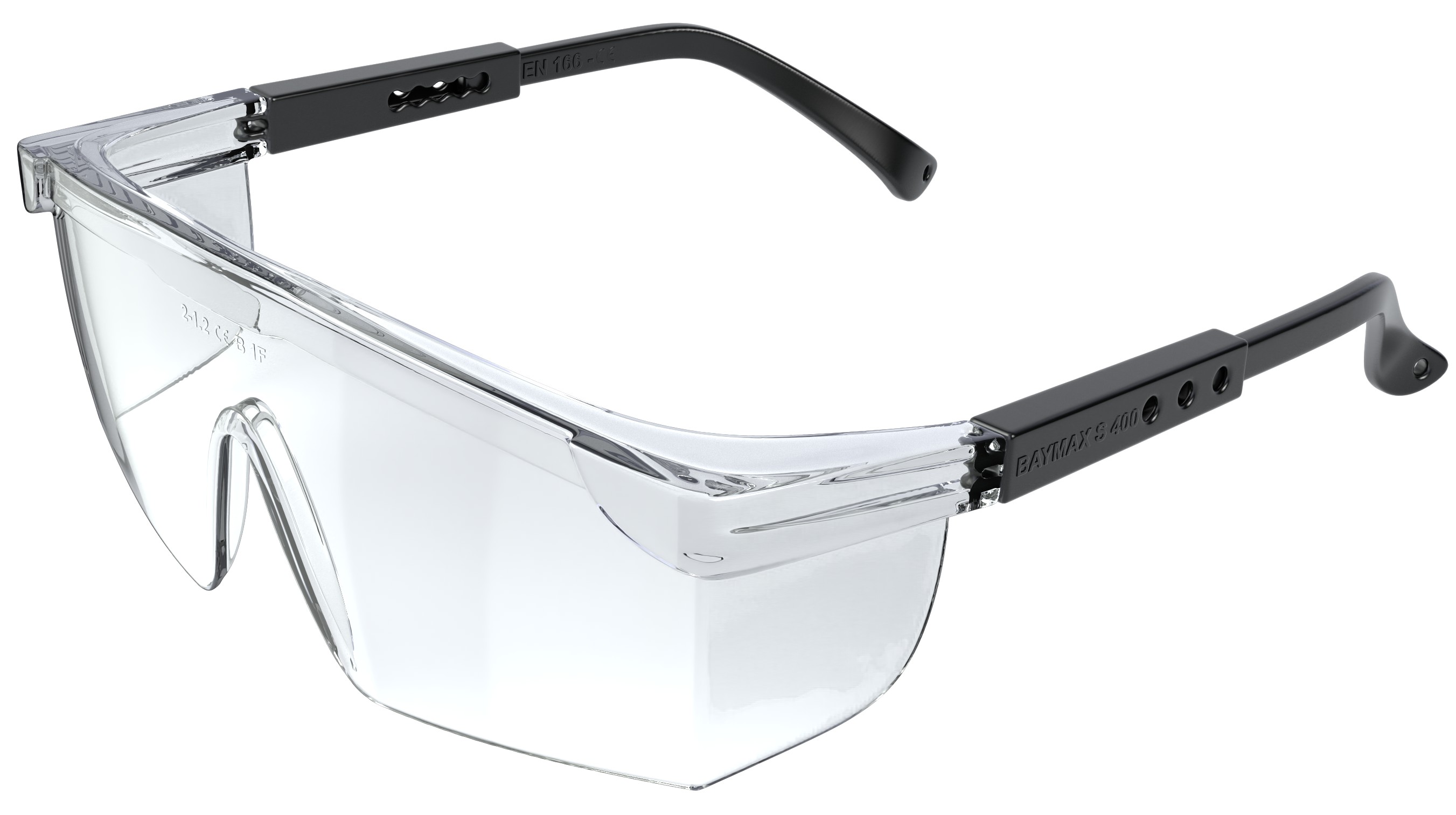 BAYMAX S-400 Standart Şeffaf Koruyucu İş Gözlüğü