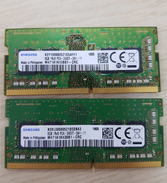 Samsung M471A1K43BB1-CRC 8 GB 2400 MHZ DDR4 Notebook Ram