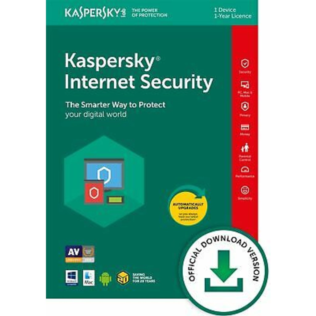 Kaspersky Internet Security 2022 1 Bilgisayar 1 Yıl (428144989)