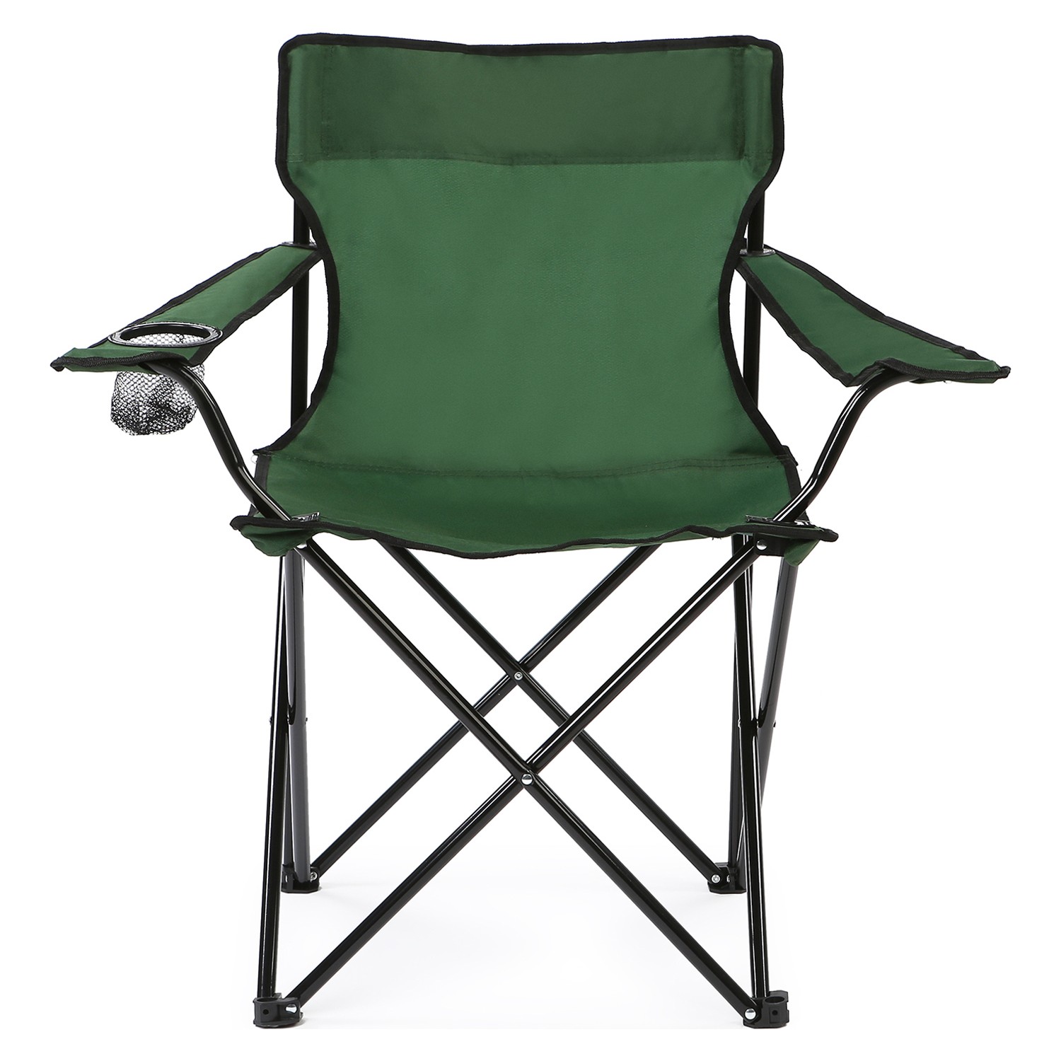 Katlanabilir Kamp Sandalyesi Yeşil Taşıma Çantalı