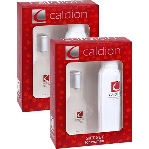 Caldion Kadın Parfüm EDT 2 x 50 ML + Sprey Deodorant 2 x 150 ML