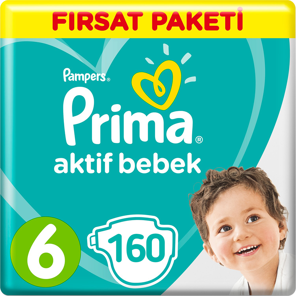 Prima Bebek Bezi 6 Beden Fırsat Paketi 4 x 40 160 Adet