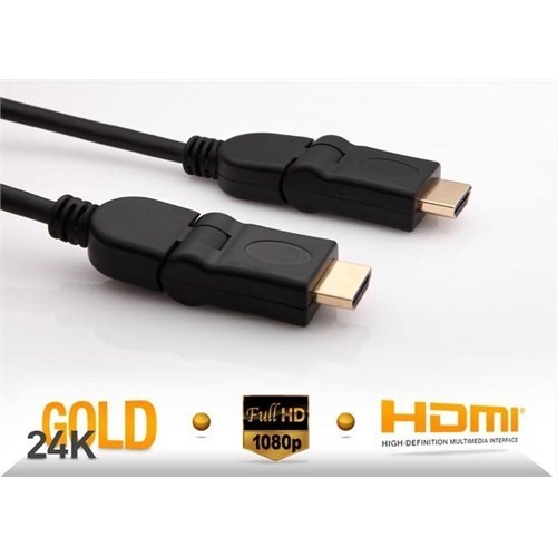 Hdmı 24K Gold 3D 1 4V 1080P Oynar Başlı 3M Kablo Slx-316