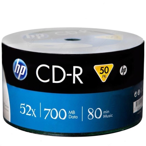 HP CD-R 700 MB /80 Min 52X Shrink Boş CD 50'li