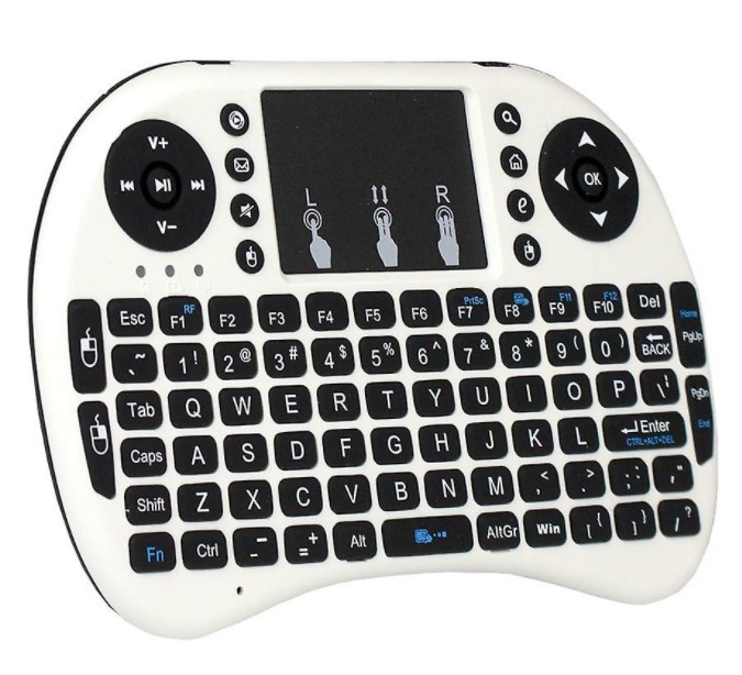 Dokunmatik Kablosuz Mini Q Klavye