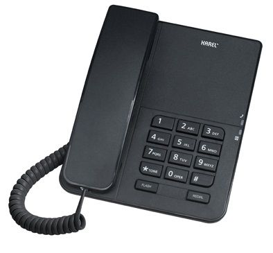 Karel TM140 Masaüstü Kablolu Telefon Siyah