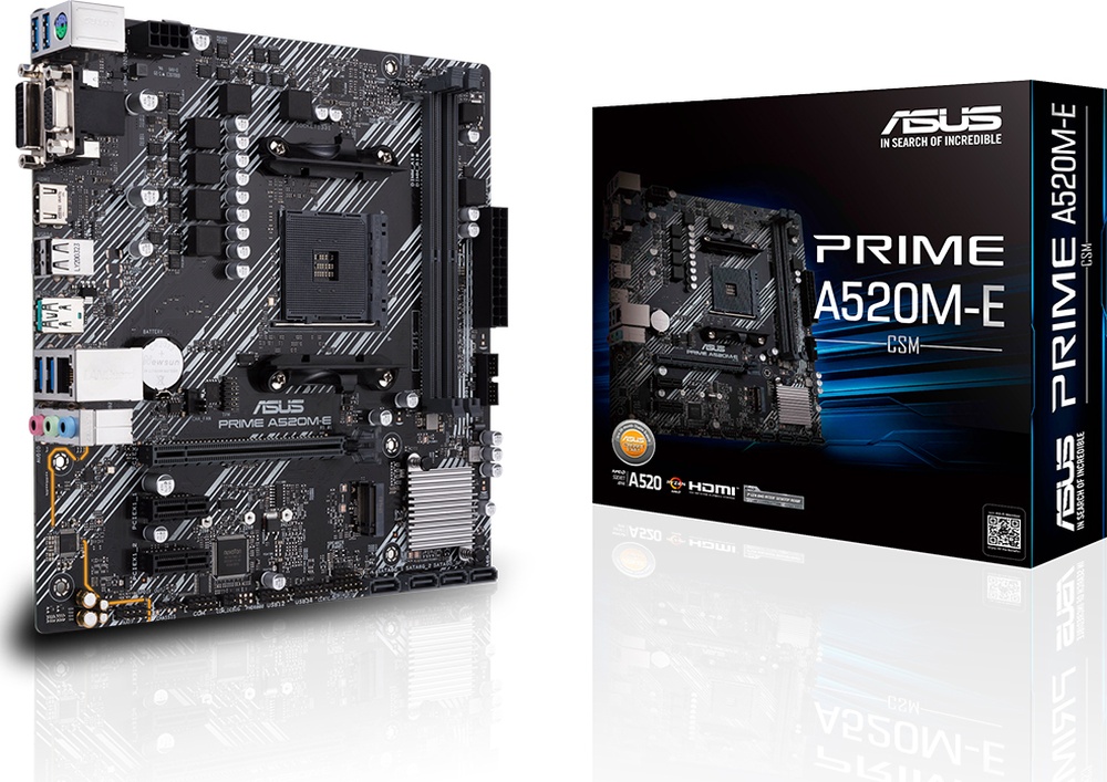 Asus Prime A520M-E/CSM AMD A520 4400 MHz DDR4 Soket AM4 mATX Anakart