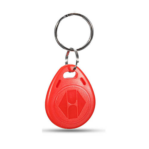 Manyetik Anahtarlık Rfid Keyfob Göstergeç Tag Kırmızı - 100 Adet