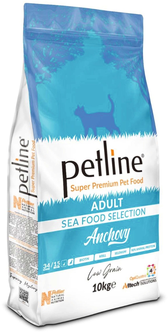 Petline Süper Premium Ancyhovy Hamsili Yetişkin Kedi Maması 10 KG