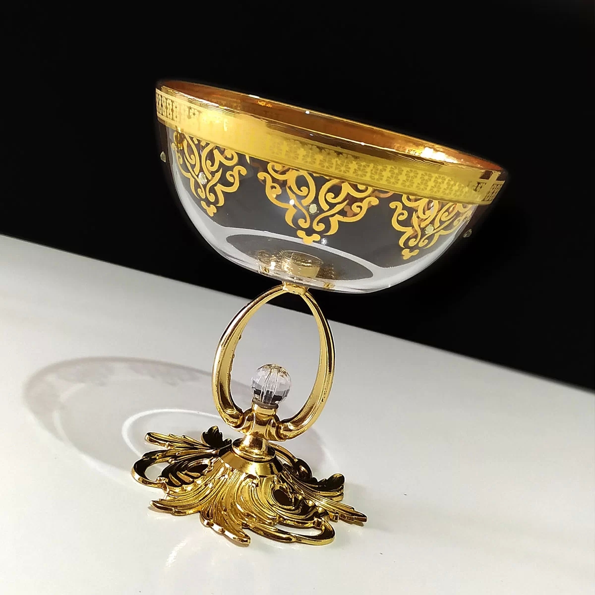 Paşabahçe Ottoman Gold Şekerlik Çerezlik Çok Amaçlı Sunum Kasesi