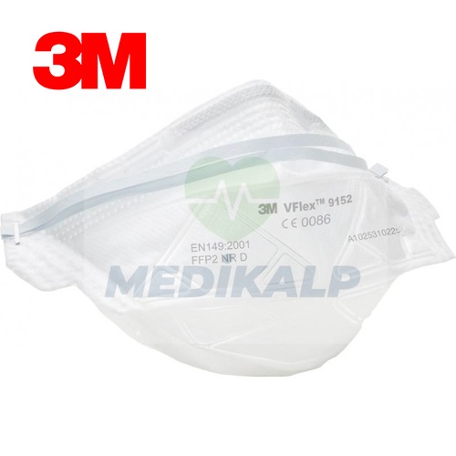 3M 9152E Vflex Ventilsiz Maske Tek Tek Paketli (15 Adet)
