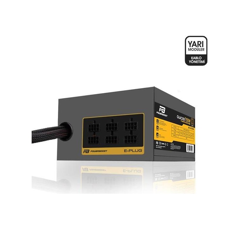Powerboost 850w 80+ Bronze Glacıer Bst-atx850b Power Supply