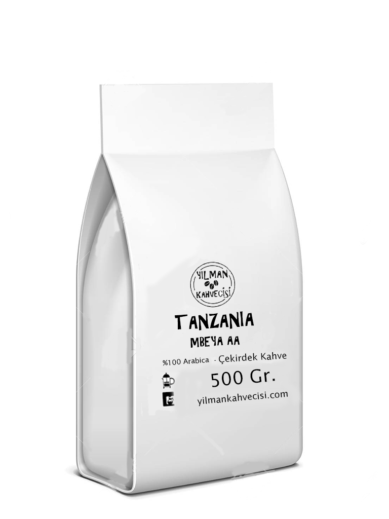 Yılman Kahvecisi Tanzania Tanzanya Mbeya AA Arabica Filtre Kahve Çekirdek 500 G