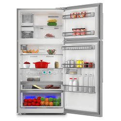 grundig grnd 6100 i 611 lt a no frost cift kapili buzdolabi inox