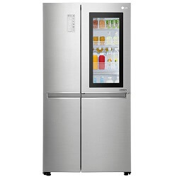 lg gc q247csbv 687 lt a no frost gardirop buzdolabi inox