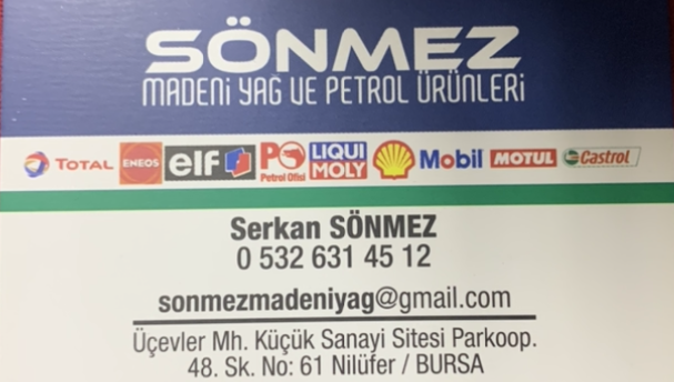 SönmezMadeniYağ