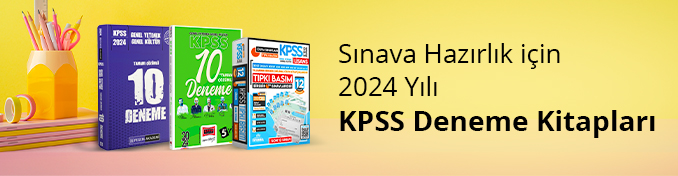 Sınava Hazırlık için 2024 Yılı KPSS Deneme Kitapları